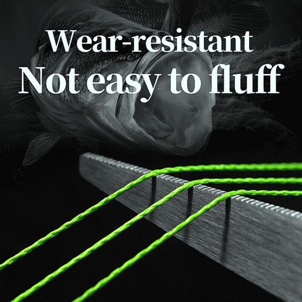 FISHINGHUB- PE Braided Fishing Line 4 Strands 100M 7 Color - Image 6