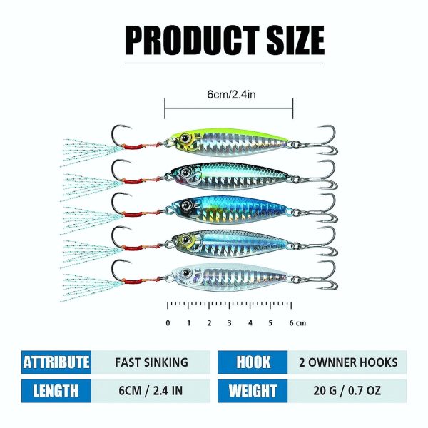 Jigging Fishing Spoon Bass Fishing Lure - Image 8