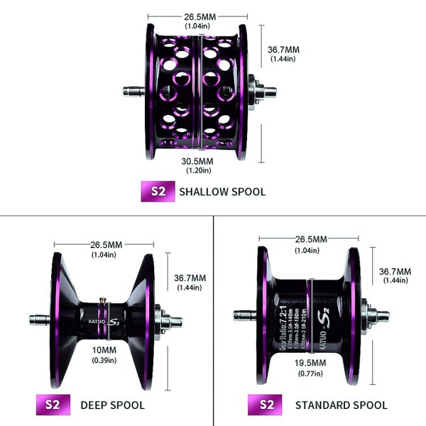 Hight Speed Baitcast Reel 7.2:1 Full Metal Handle - Image 10