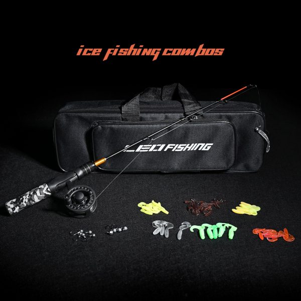 Ice Fishing Rod and Reel Combos Portable Ultralight  with full Kits - Image 3