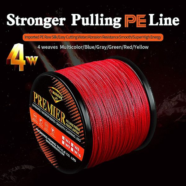 FISHINGHUB- 4 stand Multifilament PE Line Braided Fishing Line - Image 8