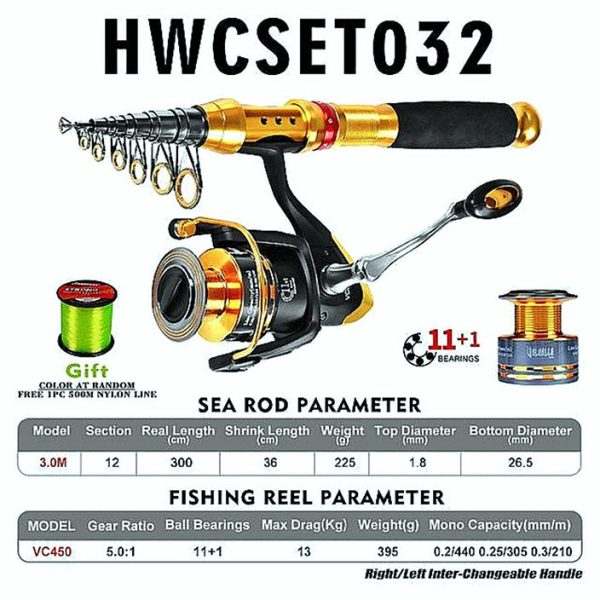 Fishing Rod And Reel Combo Set - Image 12