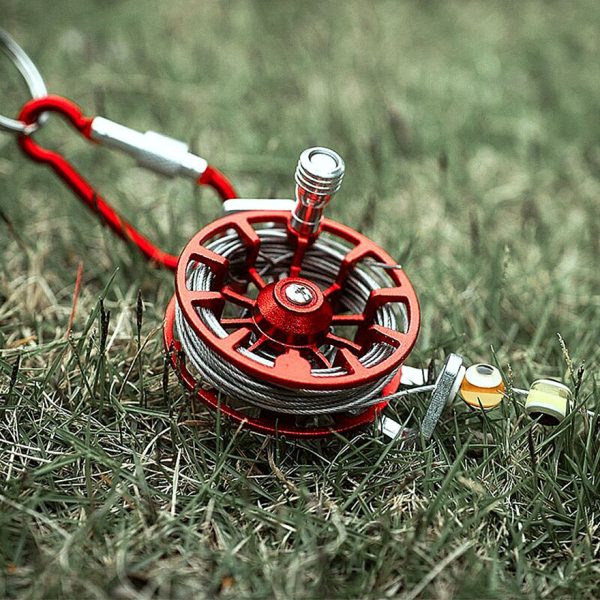 FISHINGHUB- Metal Fishing Reel Portable Ultralight Fishing Raft Reel - Image 5
