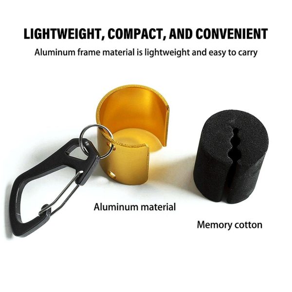 New Wearable Fishing Rod Holder Portable Clip with Keychain - Image 3