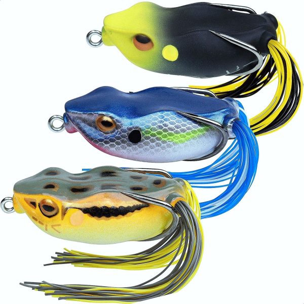 Topwater Weedless Frog Lure with Owner Hook - Image 3