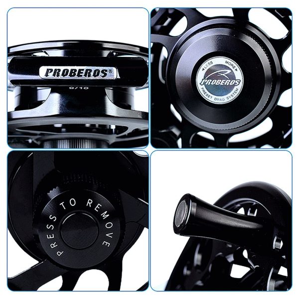Large Arbor Fly Fishing Reel -CNC Machined Die Casting Aluminum for 5/7, 7/9, 9/10 WT. - Image 6