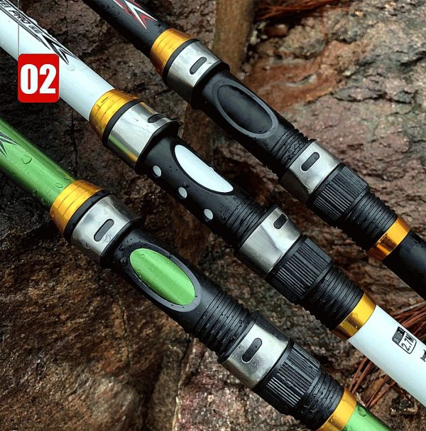 2.1M -3.6M  Hard FRP Carbon Fiber Telescopic Fishing Rod - Image 10