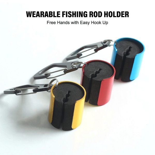 New Wearable Fishing Rod Holder Portable Clip with Keychain - Image 7