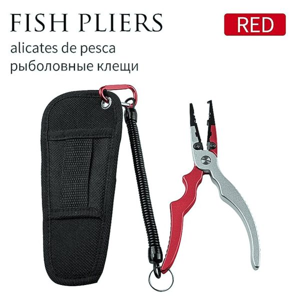 FISHINGHUB- Best Aluminum Alloy Fishing Pliers Grip Set Fishing Tackle Hook - Image 17