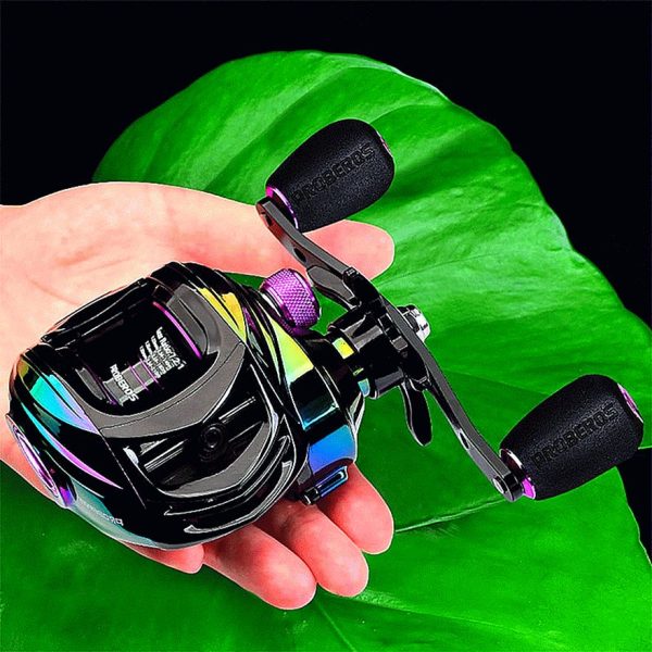 FISHINGHUB-New Colorful Fishing Reel 7.2:1 Carbon Shell Lightweight 9+1BB - Image 8