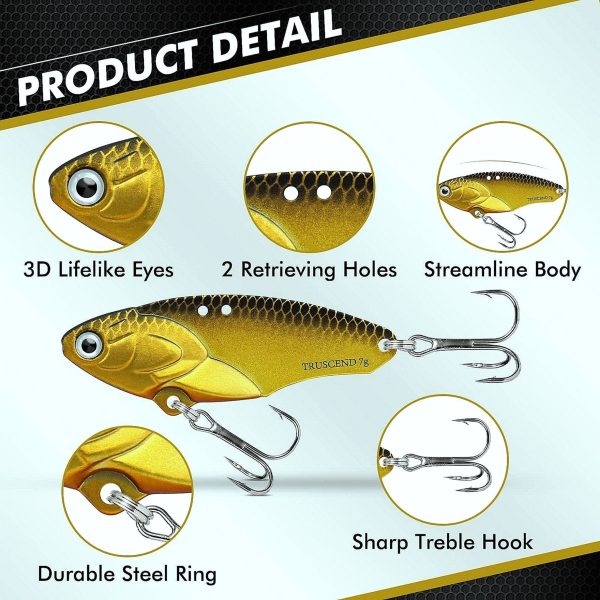 Vibe Lure Blade Bait Metal Fishing Lure - Image 6