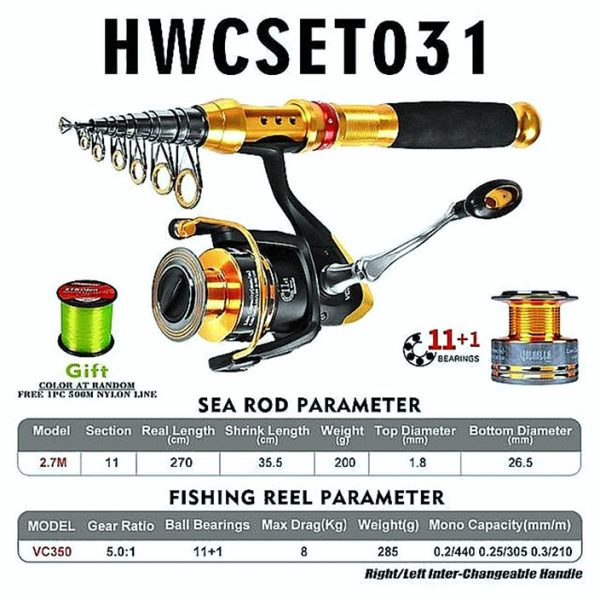 Fishing Rod And Reel Combo Set - Image 11