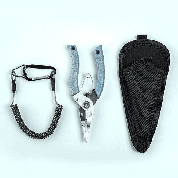 FISHINGHUB- Stainless Steel Multifunctional Fishing Pliers Tackle Grip Split Ring Pliers - Image 12