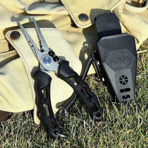 Stainless Fishing Pliers Set with Sheath Lanyard - Image 7