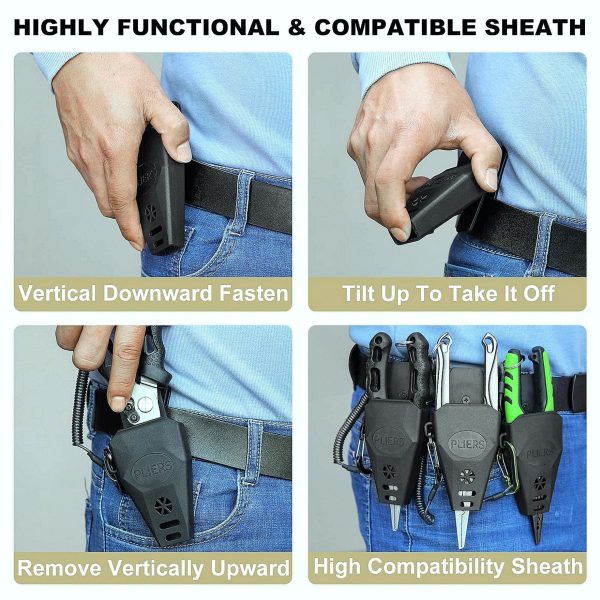 Stainless Fishing Pliers Set with Sheath Lanyard - Image 6