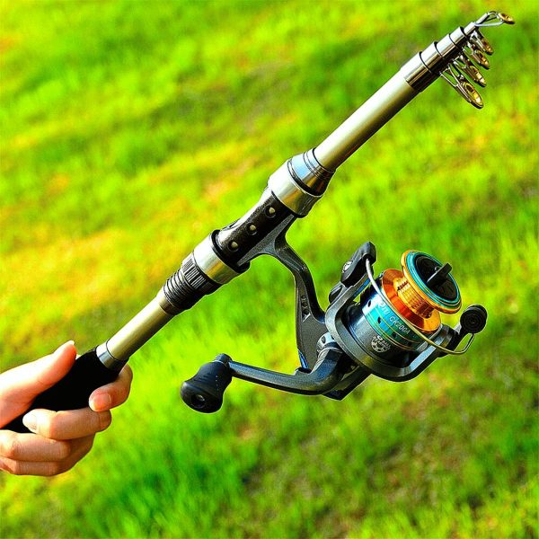 FISHINGHUB-1.8m-3.6m Telescopic Casting Fishing Combo Portable Ultralight Rod - Image 13