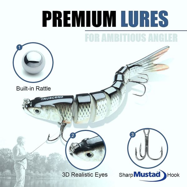 Bionic Bass Fishing Lure Multi Jointed Swimbait - Image 8