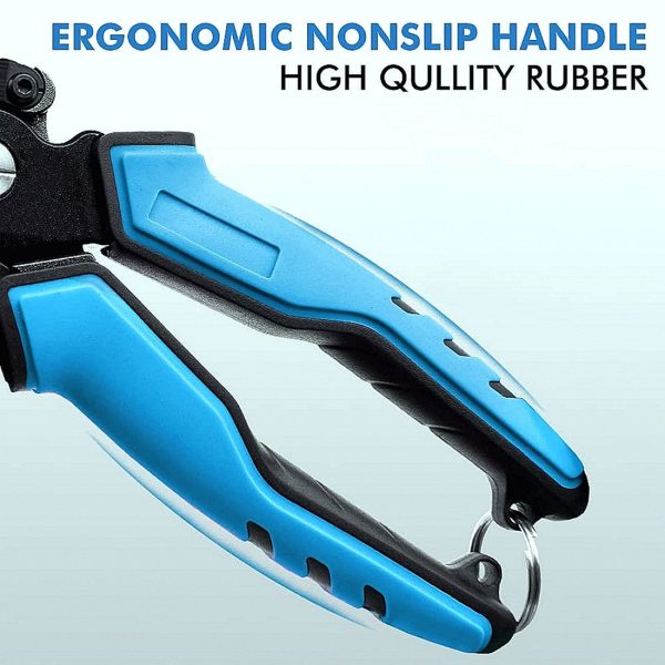Aluminum Fishing Pliers Set with Sheath Lanyard - Image 7