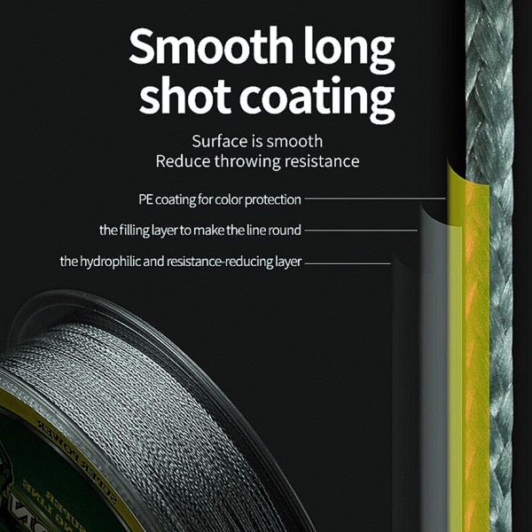FISHINGHUB- PE Braided Fishing Line Multifulament  Fishing Line - Image 3