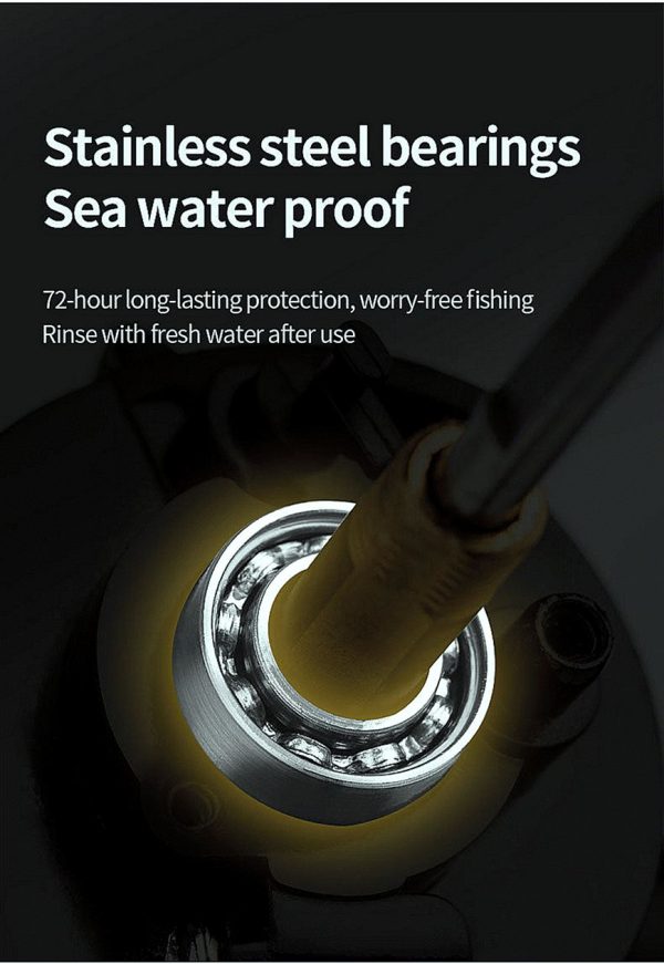 FISHINGHUB Big Fishing Reel  Spinning Reel Drag  Powerful Reel - Image 8