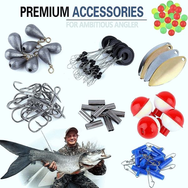 263Pcs Fishing Accessories Kit - Fishing Hooks - Image 2