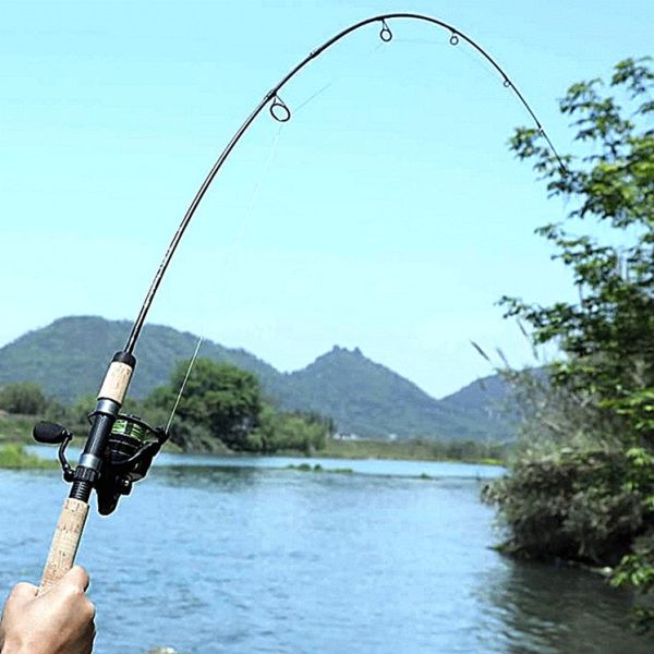 Fishing Rods Graphite Lightweight Ultra Light Trout Rods 2 Pieces Cork Handle Crappie Spinning Fishing Rod - Image 9
