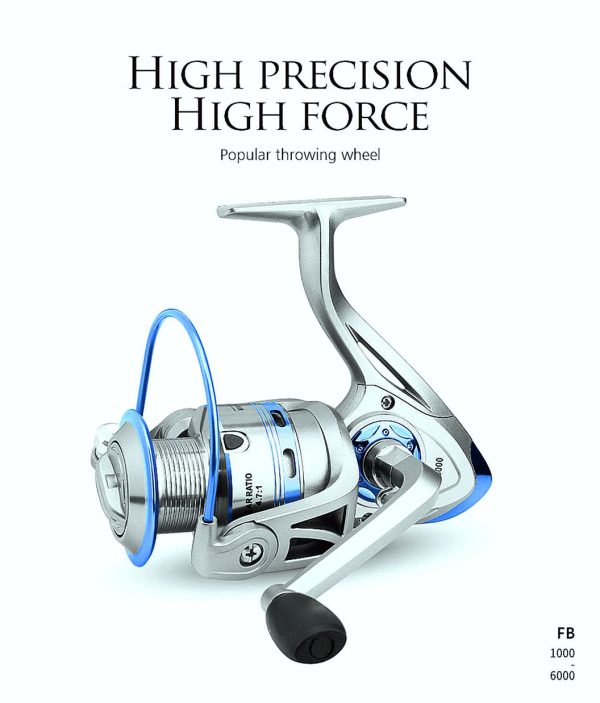 FISHINGHUB- Spinning Reel CNC Handle Metal/EVA Grip  Fishing Reel - Image 2