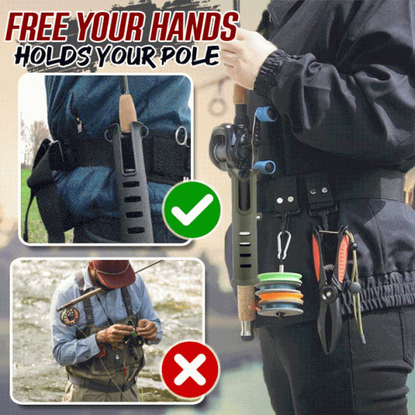 3rd Hand Fishing Rod Holder Belt - Image 3