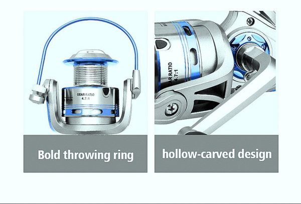 FISHINGHUB- Spinning Reel CNC Handle Metal/EVA Grip  Fishing Reel - Image 8