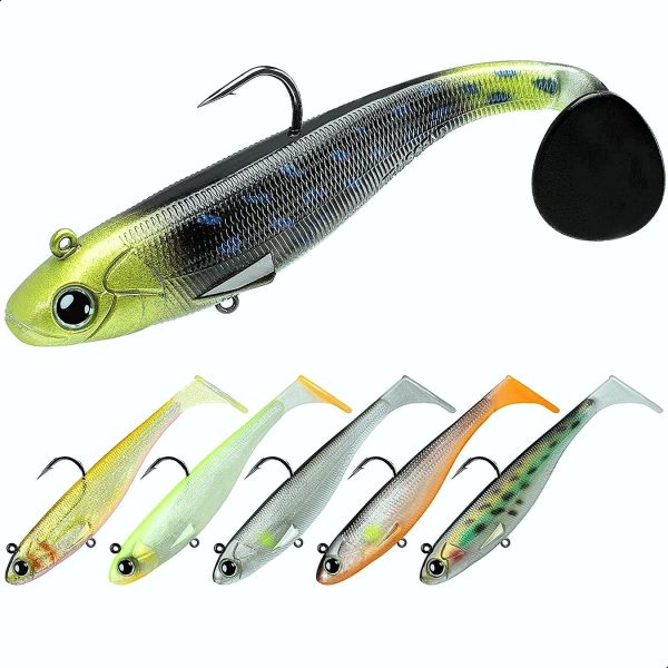 Shad Swimbait Paddle Tail Fishing Lure for Bass - Image 5