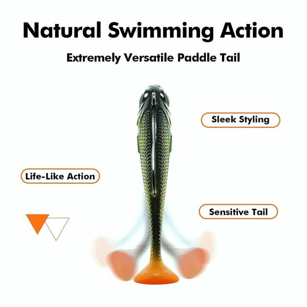 Paddle Tail Shad Swimbait Fishing Lure for Bass - Image 6