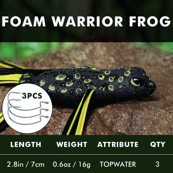 Topwater Foam Frog Lure - Image 6