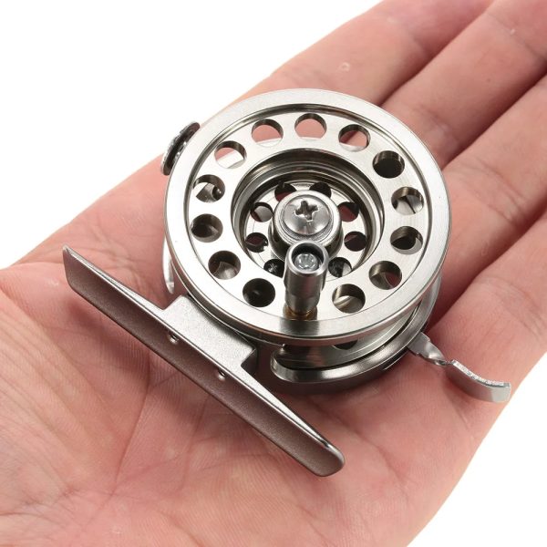 Fly Fishing Reel Aluminum Alloy Smooth Ice Fishing Reels - Image 3