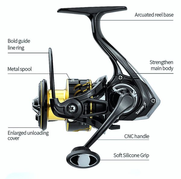 FISHINGHUB- New Spinning Reel  For Fshing Goods Accessories Spinning For Fishing - Image 3