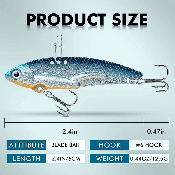 Blade Bait Vibe Lure Metal Fishing Lure - Image 11
