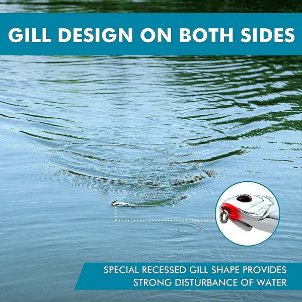 Topwater Recessed Gill Pencil Lure - Image 5