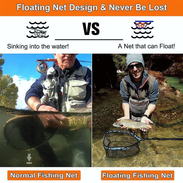 Square Floating Fish Landing Net - Image 6
