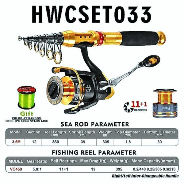 Fishing Rod And Reel Combo Set - Image 13