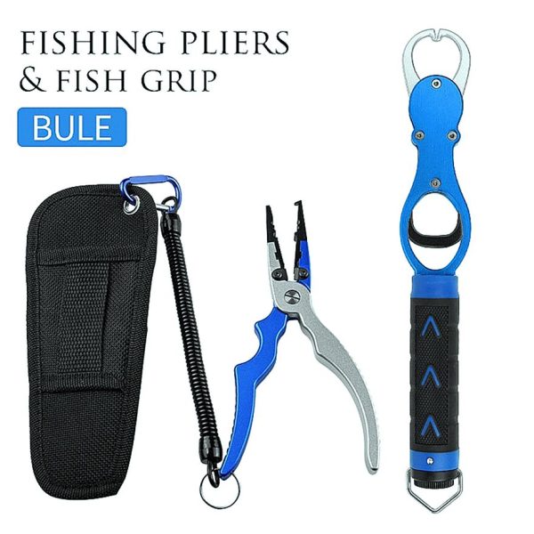 FISHINGHUB- Best Aluminum Alloy Fishing Pliers Grip Set Fishing Tackle Hook - Image 18
