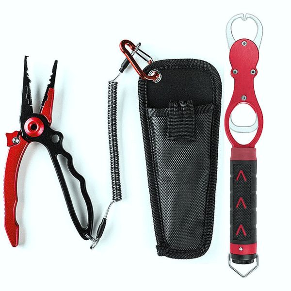 FISHINGHUB- Aluminum Alloy Fishing Pliers Multifunctional Hooks Tackle Pliers - Image 10