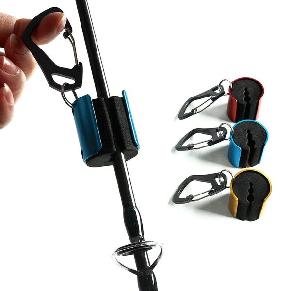New Wearable Fishing Rod Holder Portable Clip with Keychain - Image 2