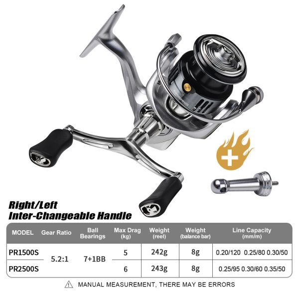 FISHINGHUB-Fishing Reel With Balance Bar Double Handle Spinning Wheel - Image 4