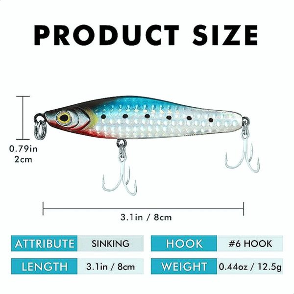 Sinking Pencil Lure - Image 3
