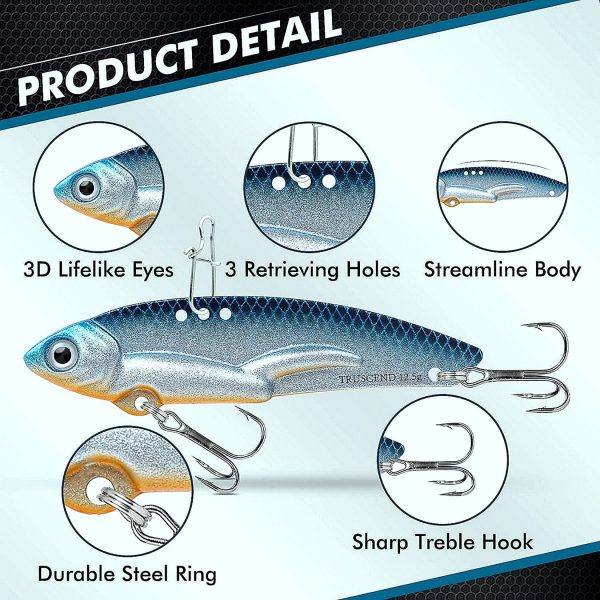 Blade Bait Vibe Lure Metal Fishing Lure - Image 5