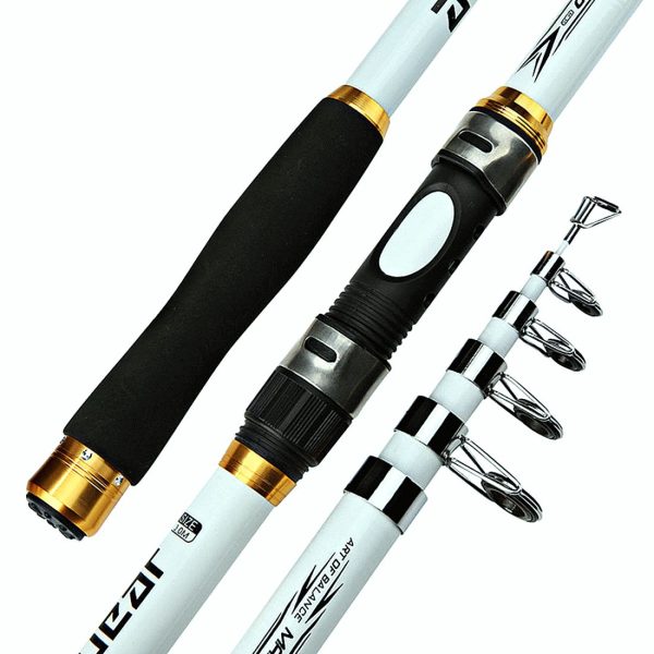 2.1M -3.6M  Hard FRP Carbon Fiber Telescopic Fishing Rod - Image 3