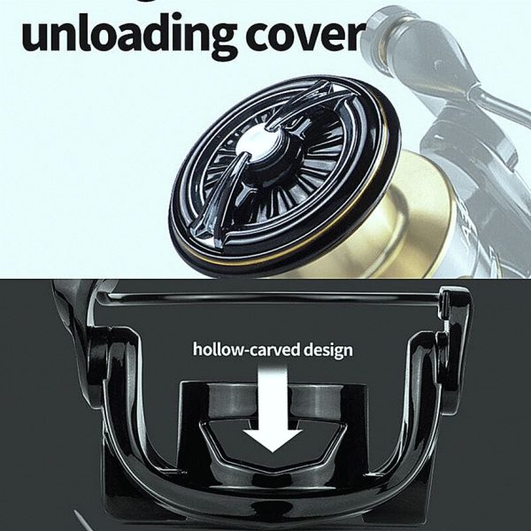 FISHINGHUB- New Spinning Reel  For Fshing Goods Accessories Spinning For Fishing - Image 5