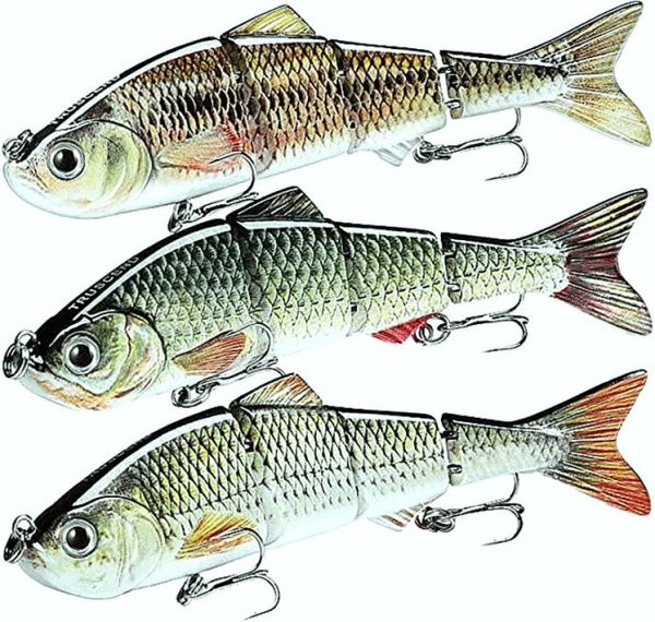 Metal Jointed Swimbait Bionic Bass Fishing Lure-3Pcs - Image 6