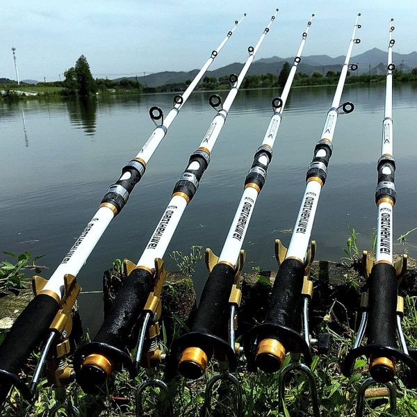 2.1M -3.6M  Hard FRP Carbon Fiber Telescopic Fishing Rod - Image 5
