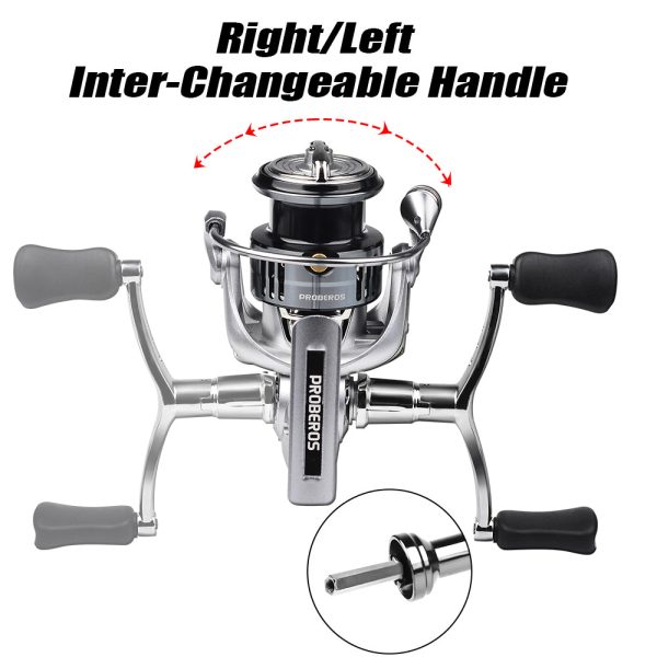 FISHINGHUB-Fishing Reel With Balance Bar Double Handle Spinning Wheel - Image 9