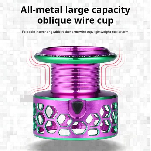 High Strength & Speed Multi-Color Spinning Fishing Reel - Image 4